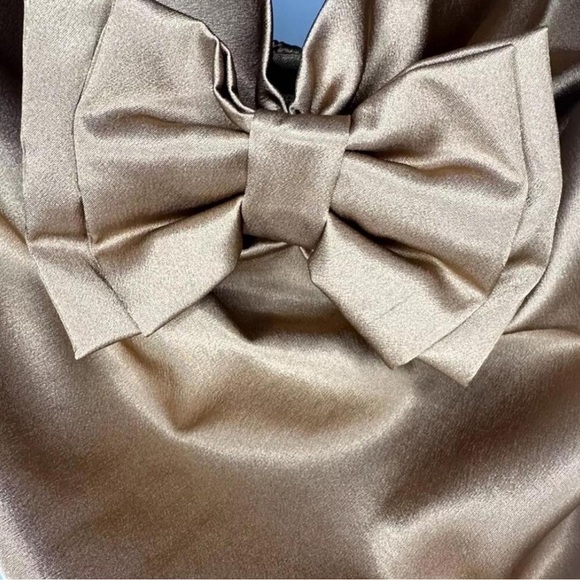 Vintage Lucky 13 Apparel Golden Dinner Cocktail Dress - Picture 8 of 8